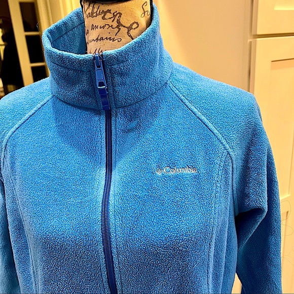 Columbia Full Zipper Fleece Jacket in Blue - Picture 6 of 12